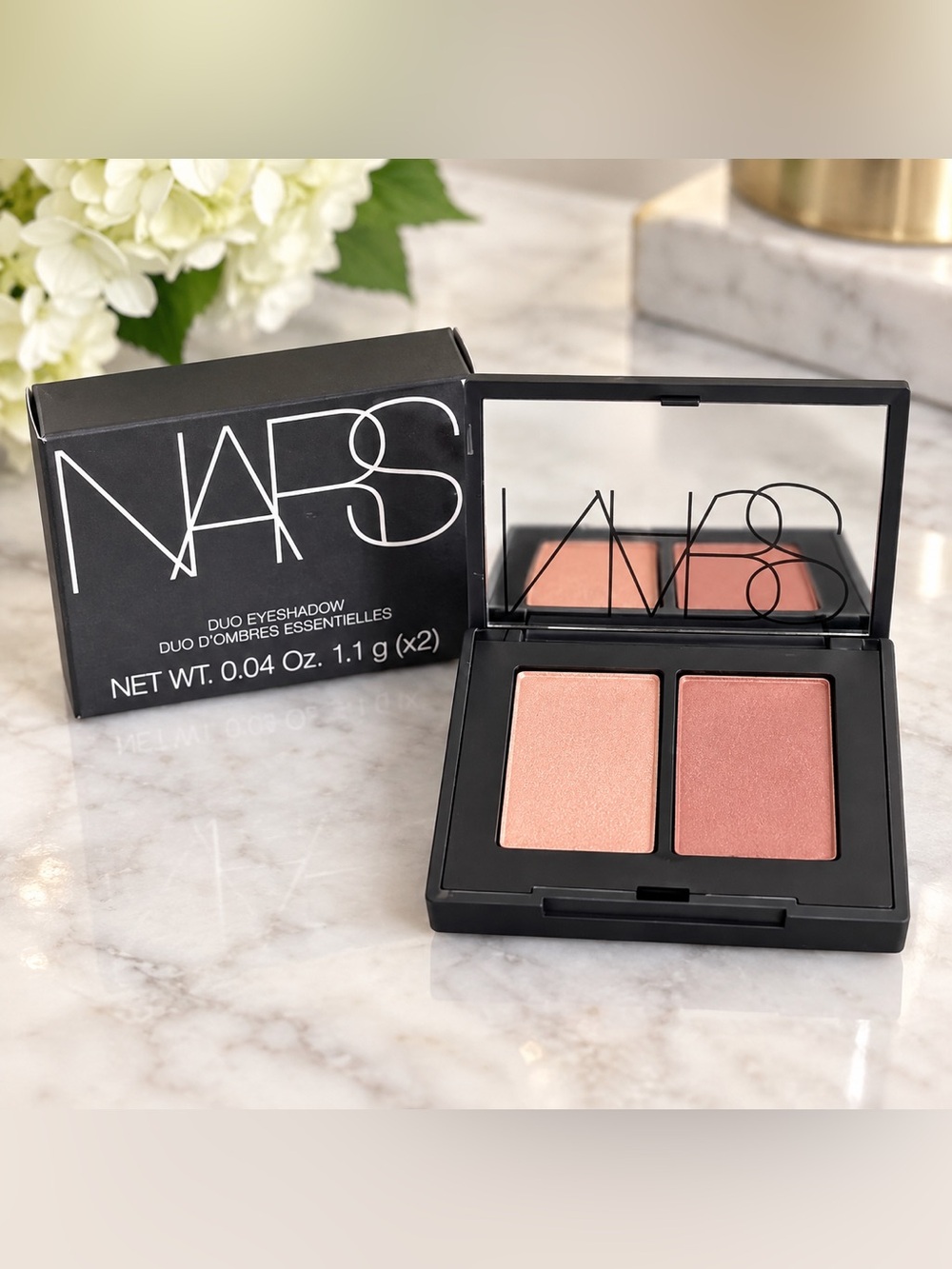 NARS Duo Eyeshadow Kuala Lumpur 3915 Peach Rose Shimmer NIB